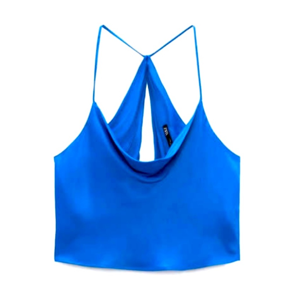 Zara satin top